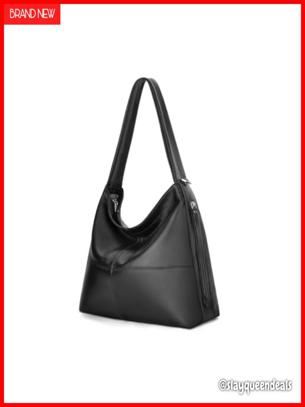 Genuine Leather Hobo Bags for Women Crossbody Purses Work Tote Bag